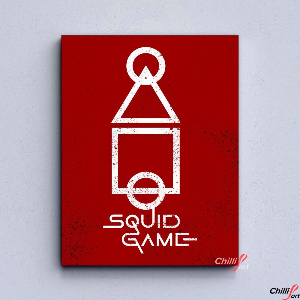 Картина Squid game logo