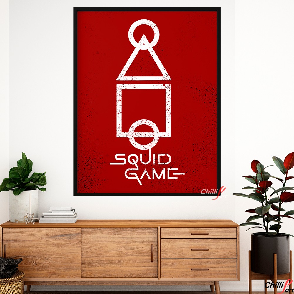 Картина Squid game logo