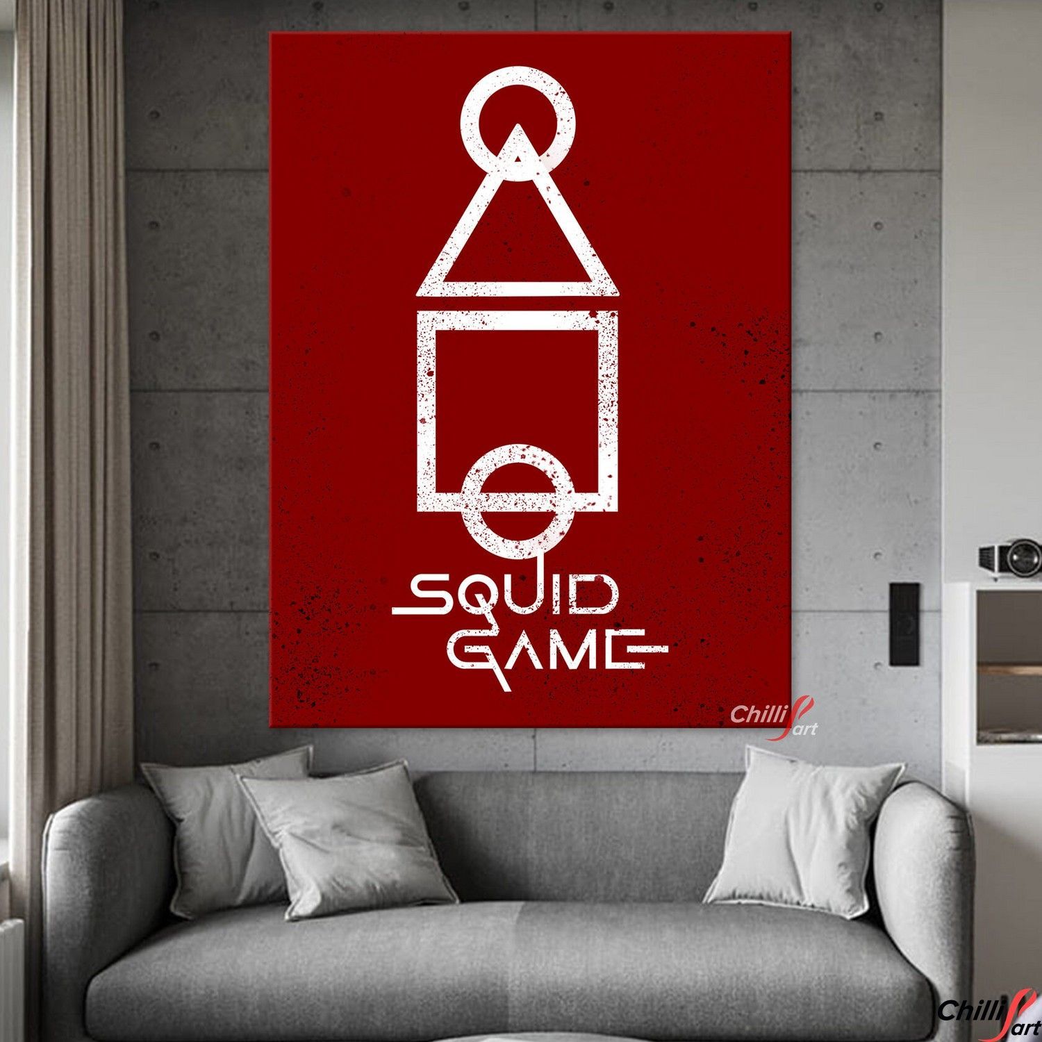 Картина Squid game logo