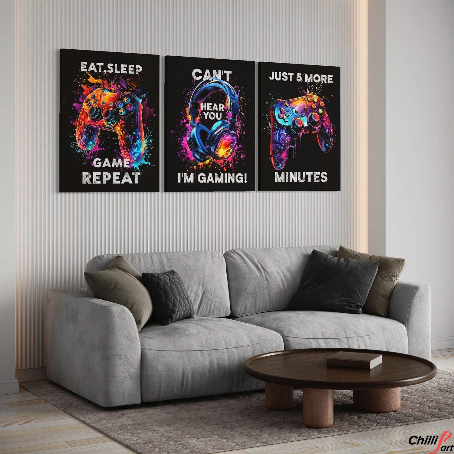 Картина Neon Video Game 1008