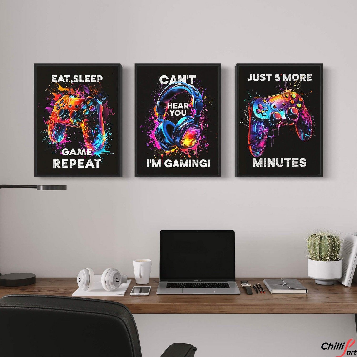 Картина Neon Video Game 1008