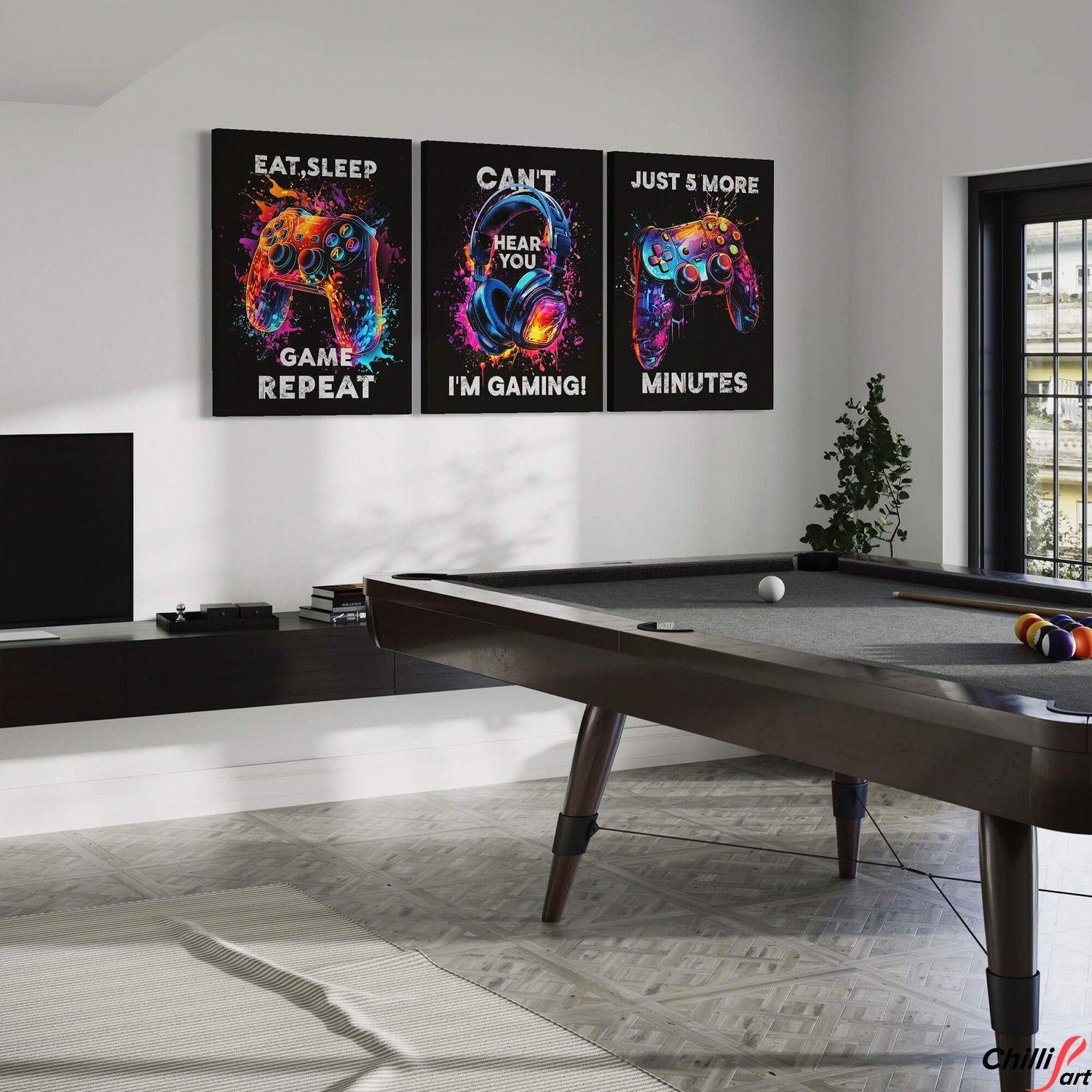 Картина Neon Video Game 1008