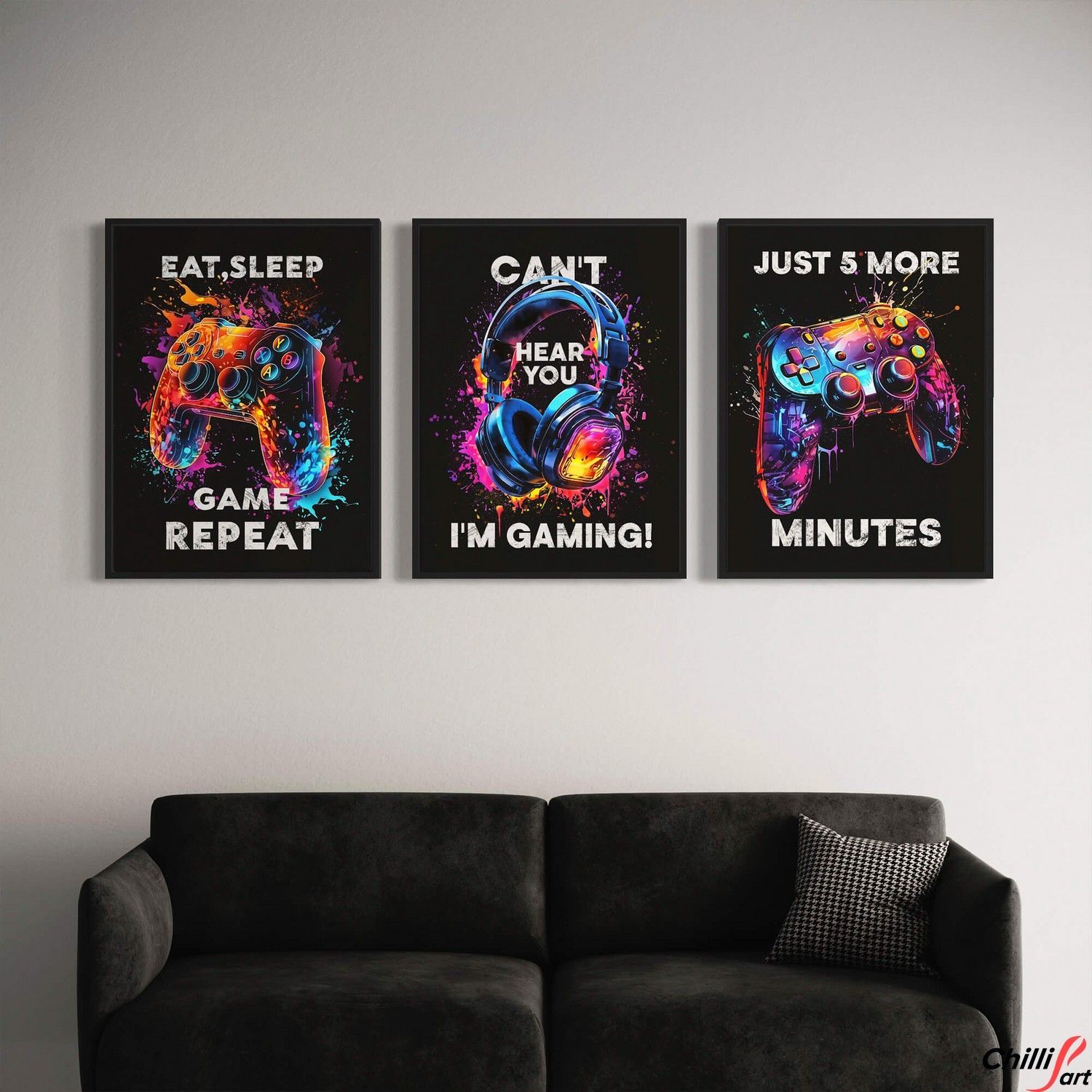 Картина Neon Video Game 1008