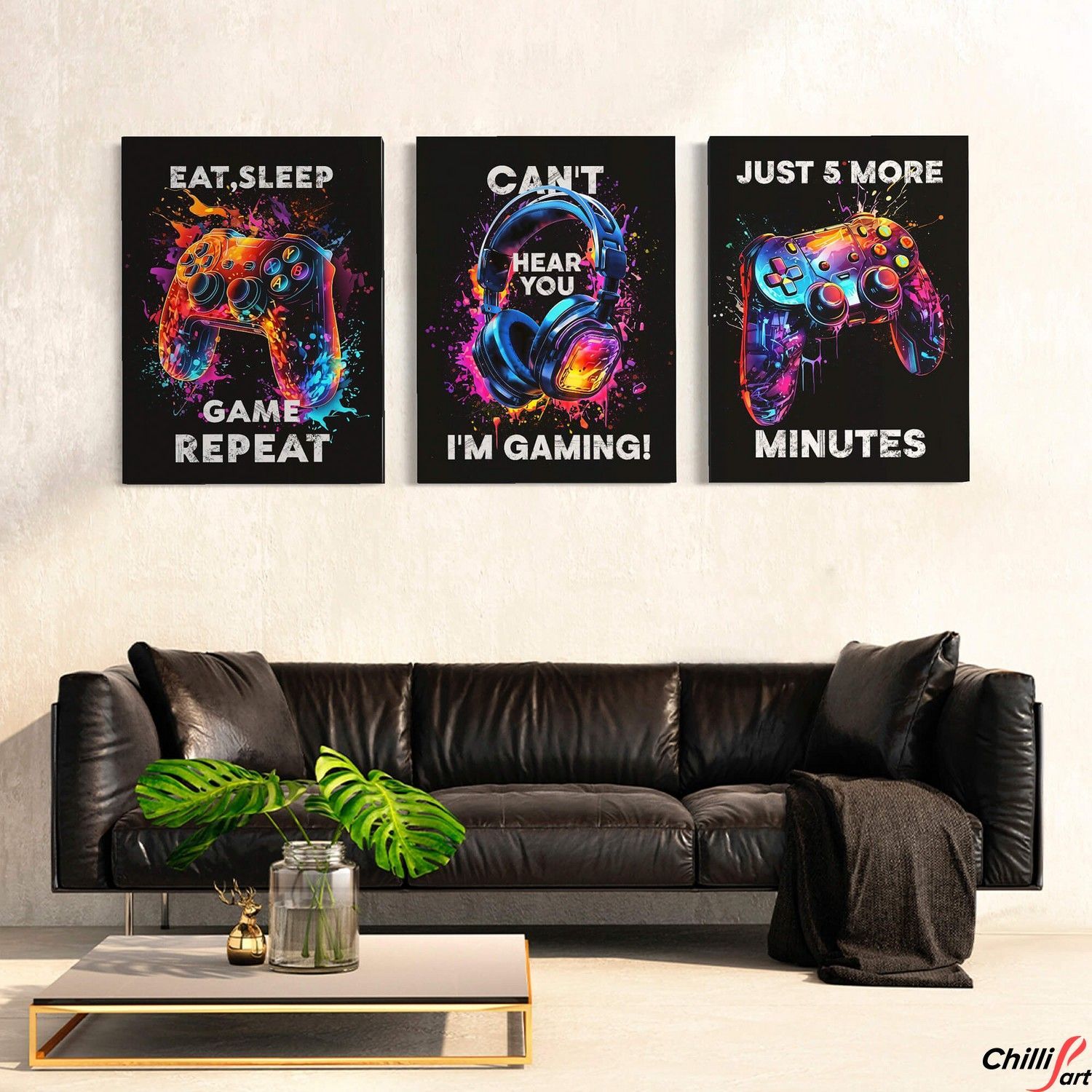 Картина Neon Video Game 1008