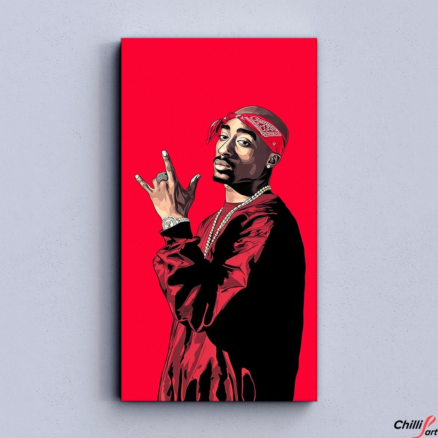 Картина Tupac Shakur Art