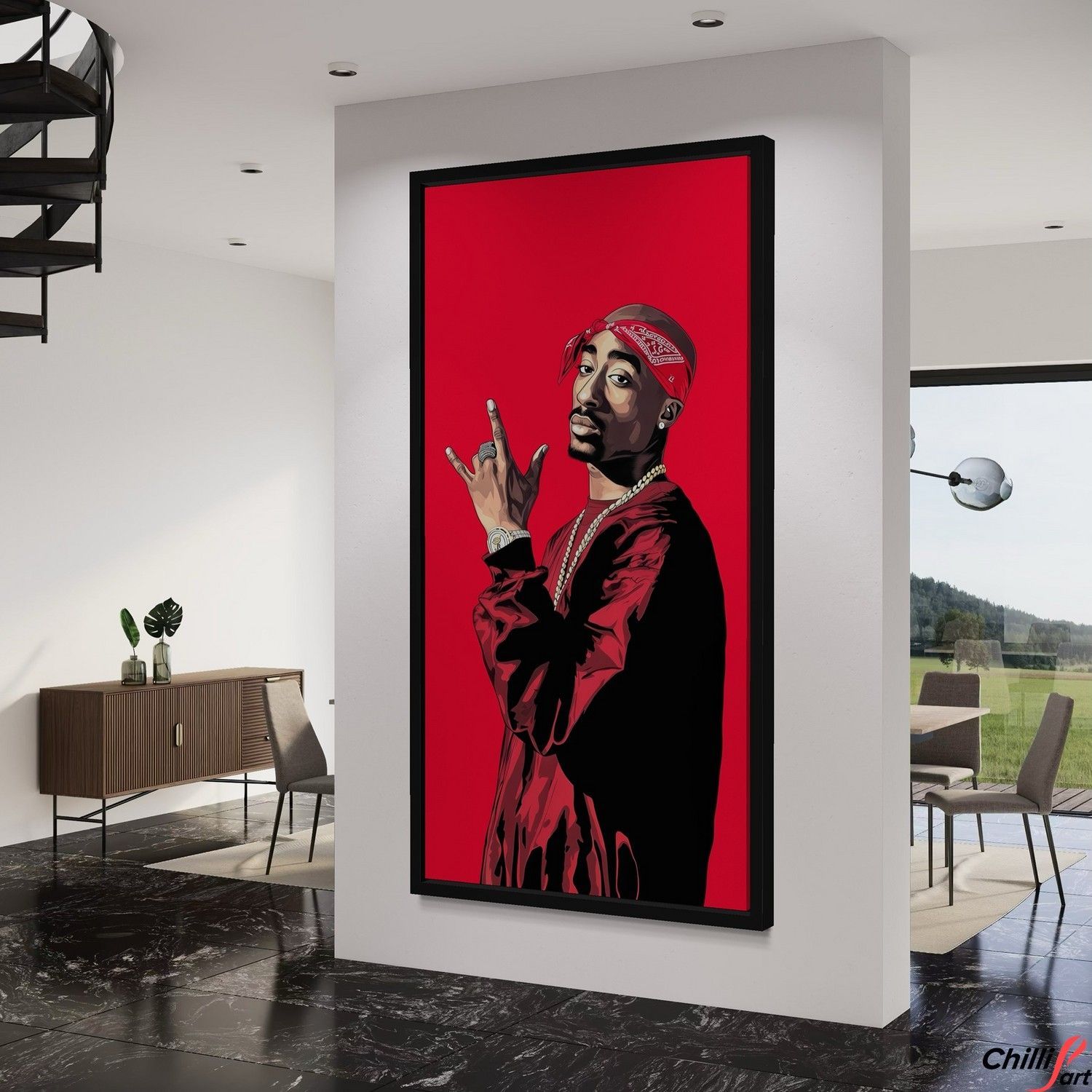 Картина Tupac Shakur Art