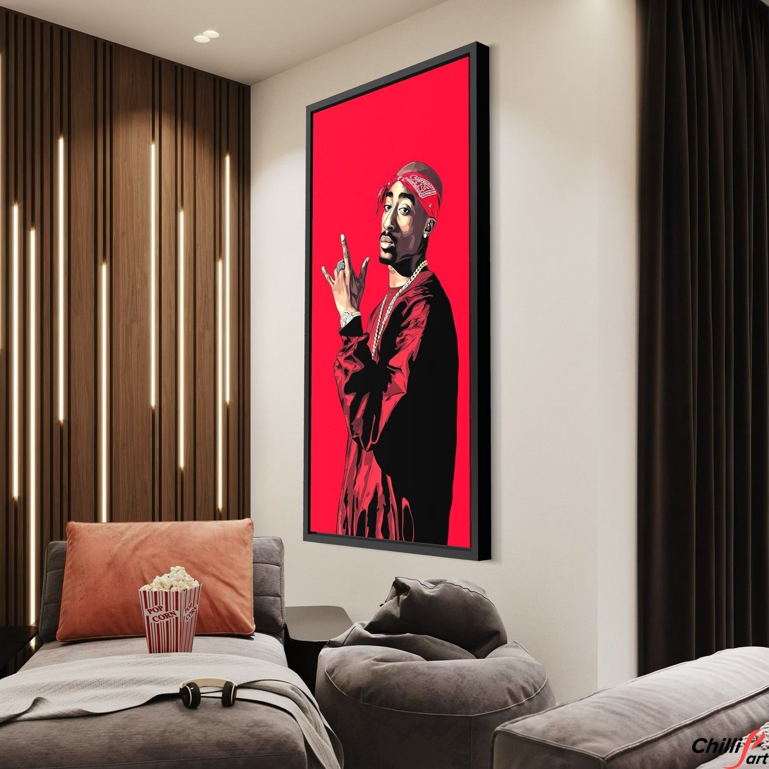 Картина Tupac Shakur Art