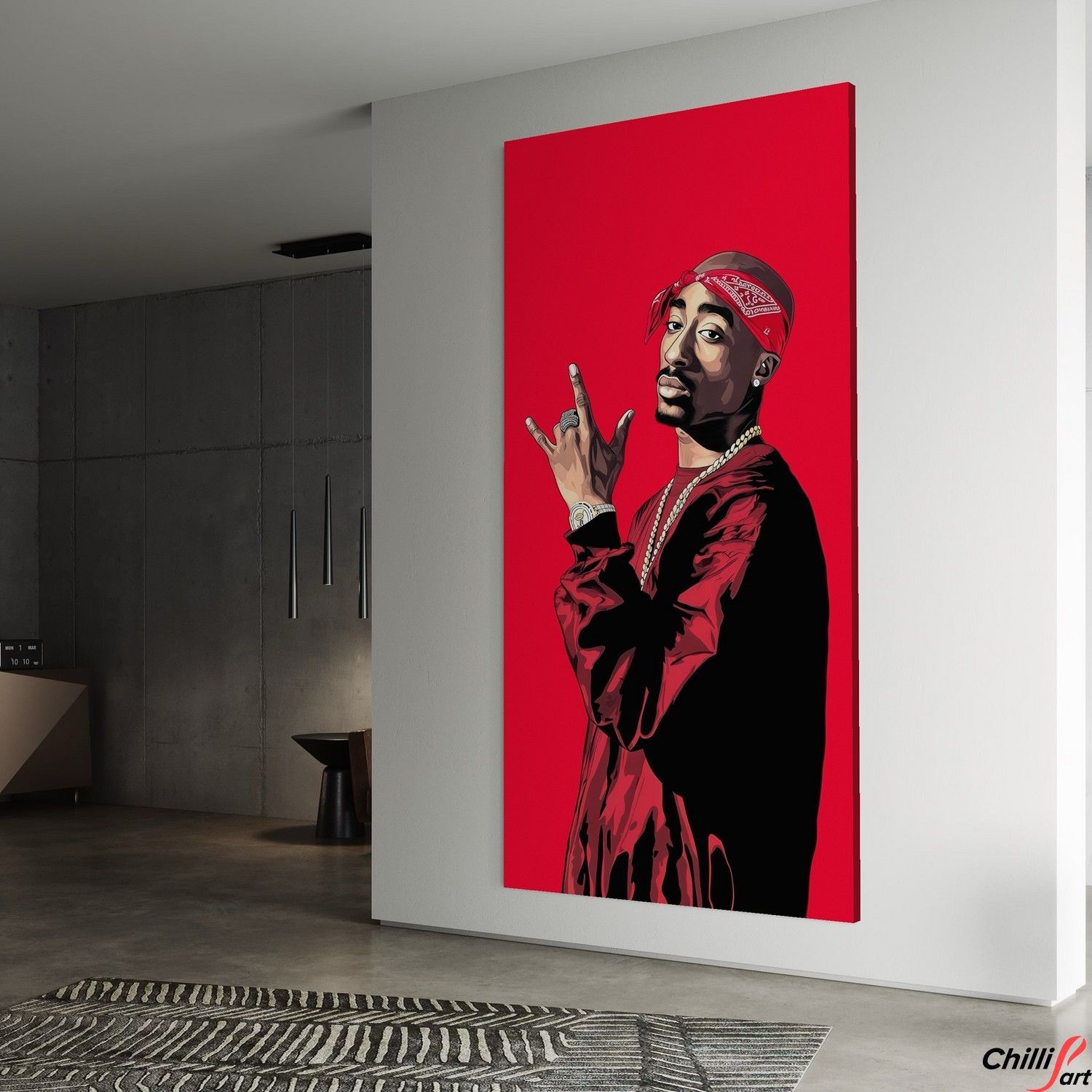 Картина Tupac Shakur Art