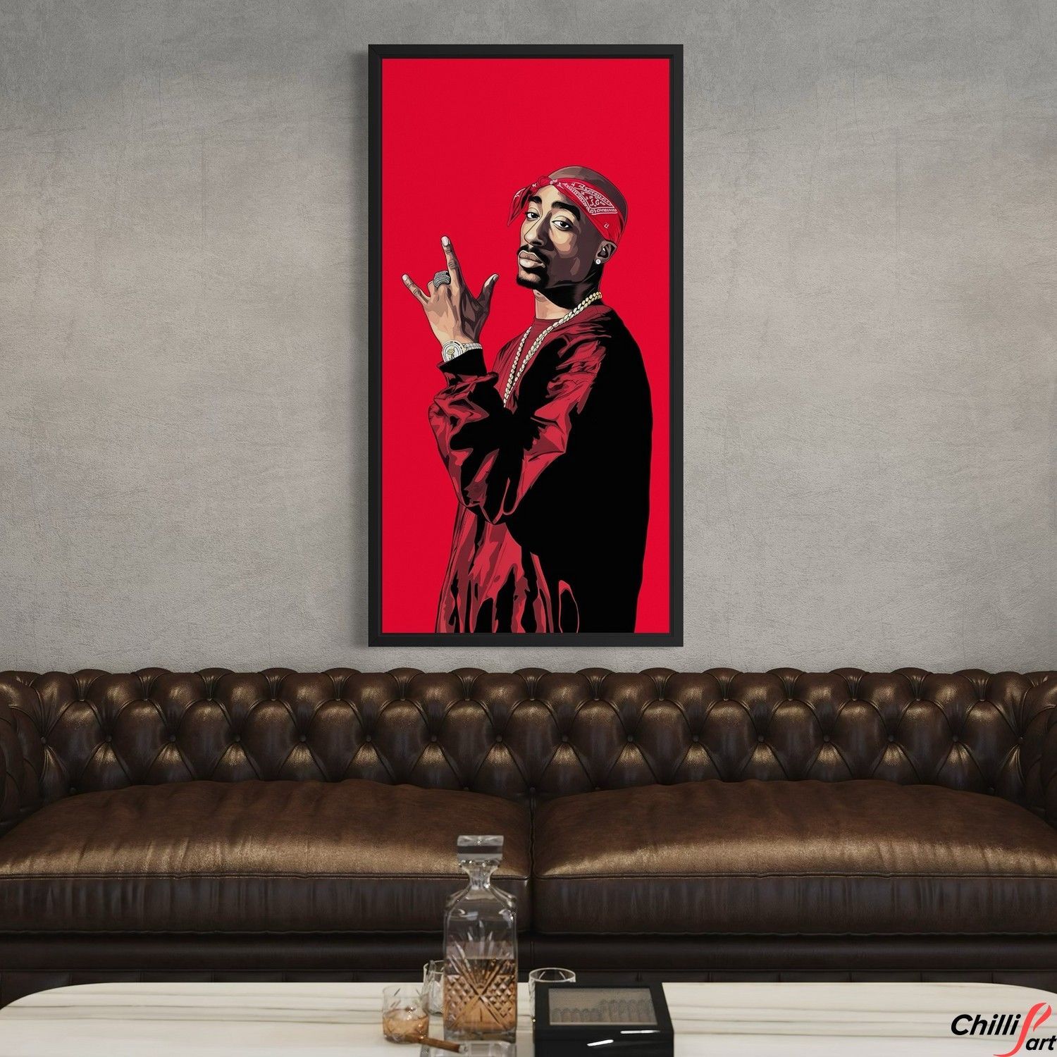 Картина Tupac Shakur Art
