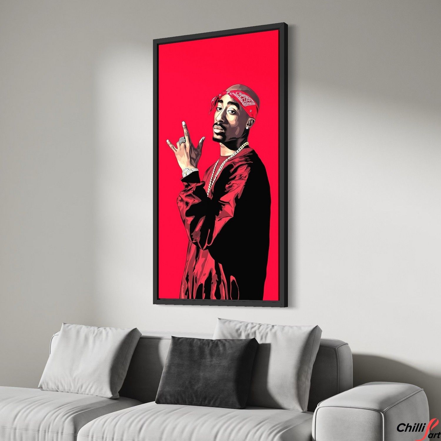 Картина Tupac Shakur Art