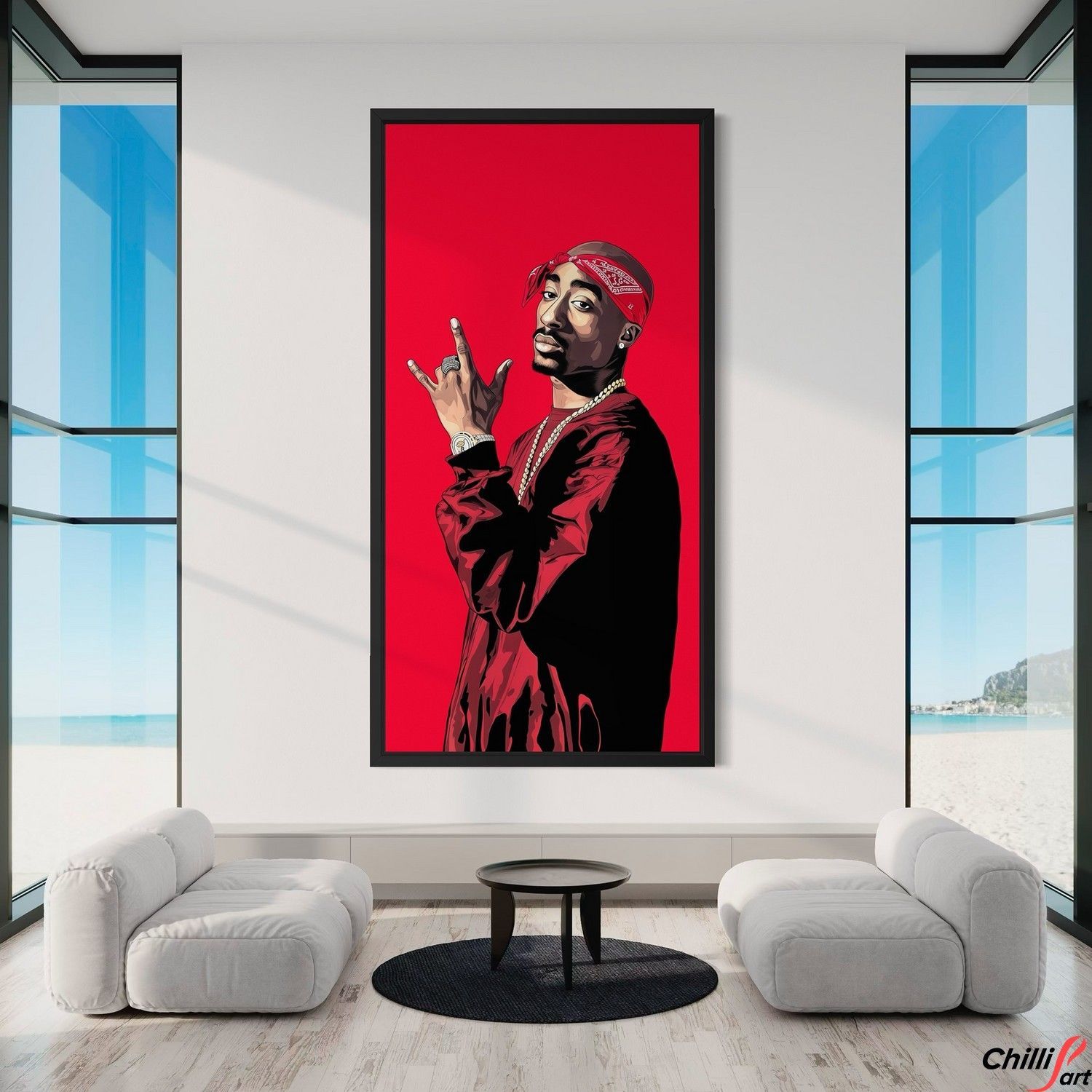 Картина Tupac Shakur Art