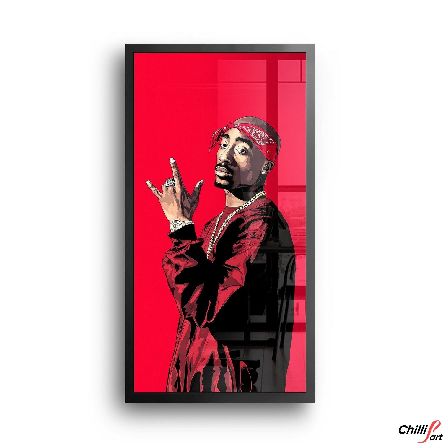 Картина Tupac Shakur Art