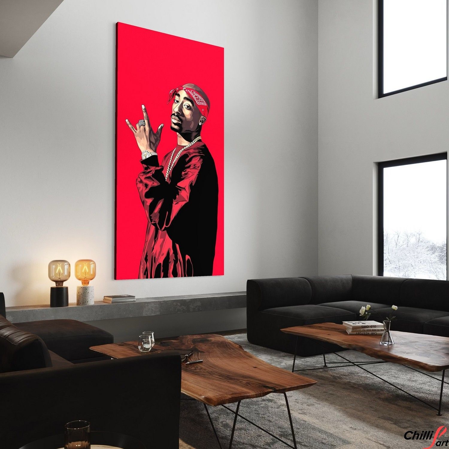 Картина Tupac Shakur Art