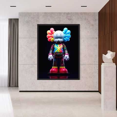 Картина Neon KAWS №4