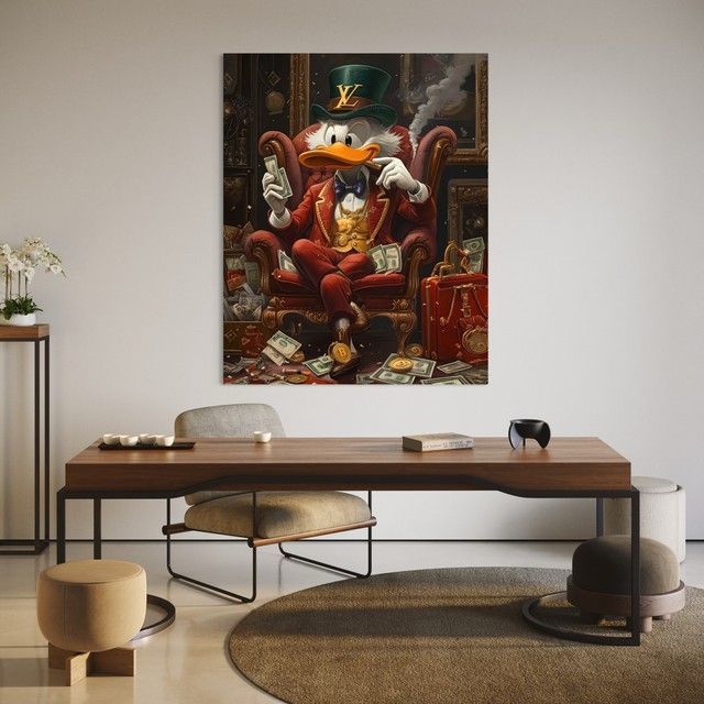 Картина Bitcoin Billionaire Duck