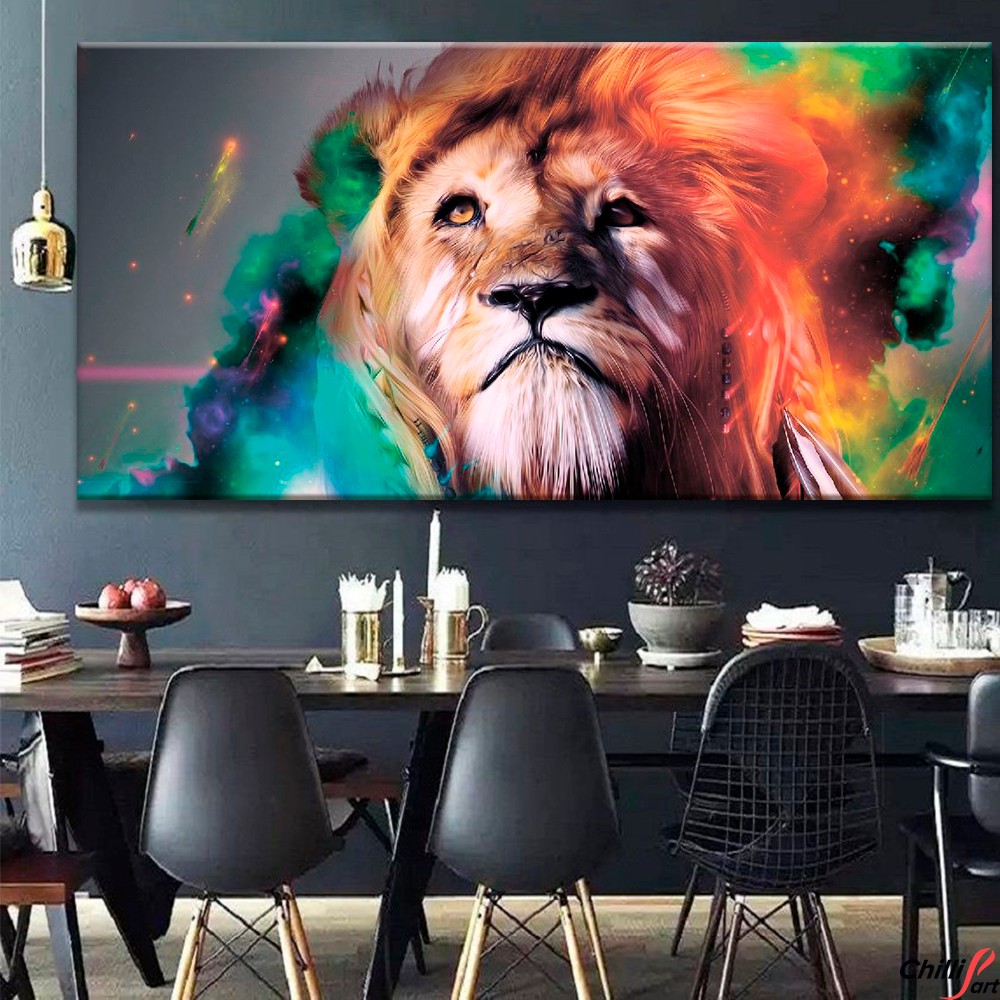 Картина Rainbow Lion