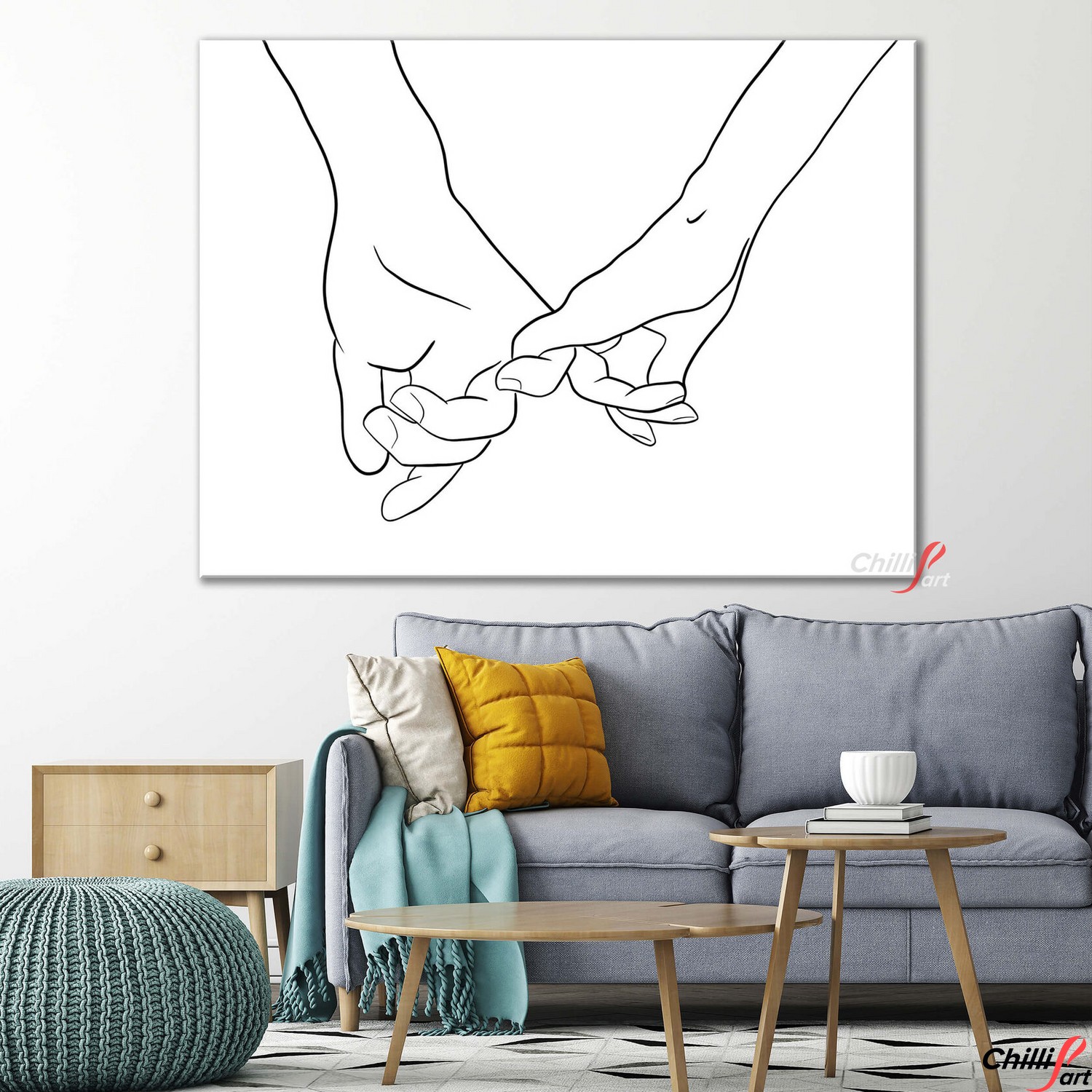 Картина Couple hands