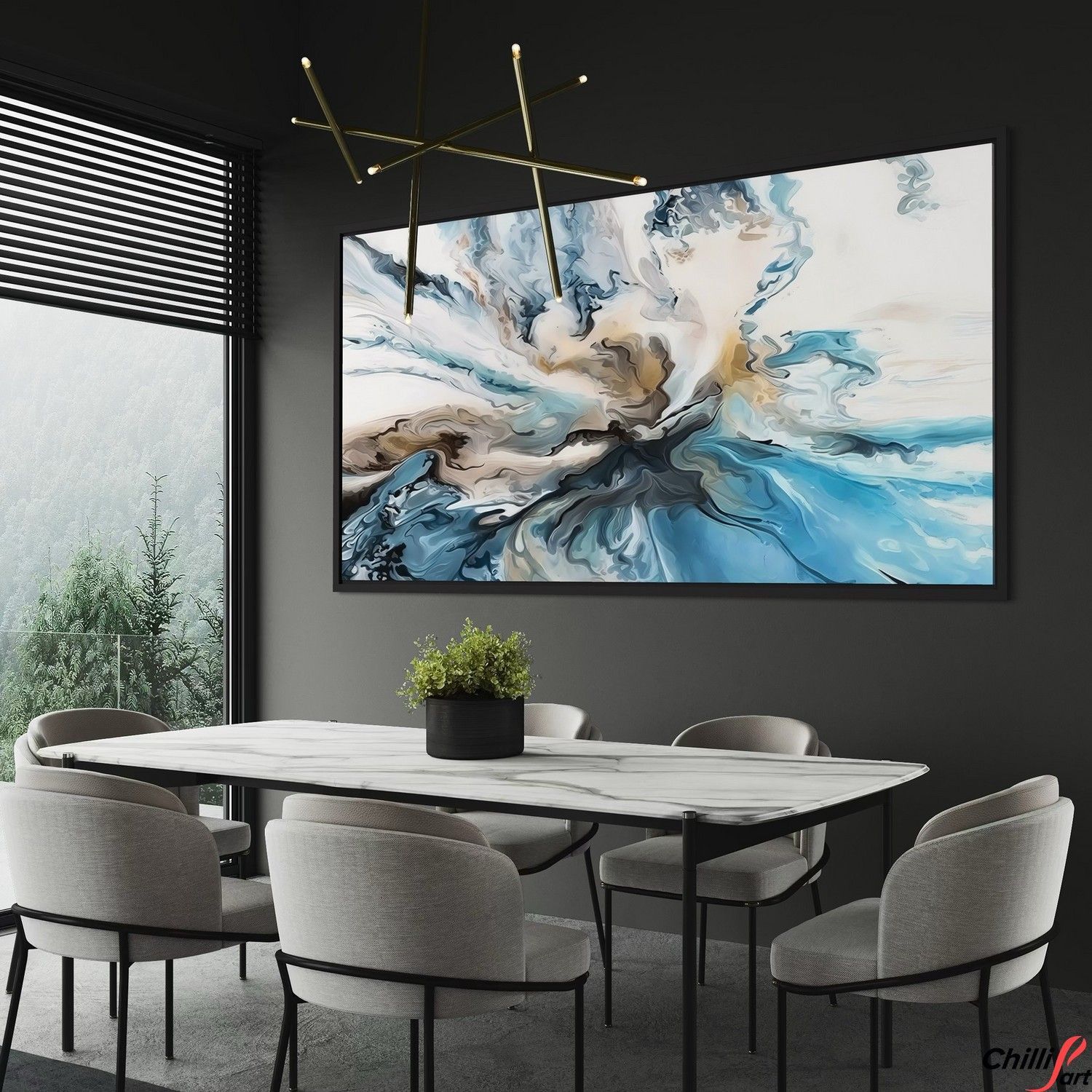 Картина Elemental Splash