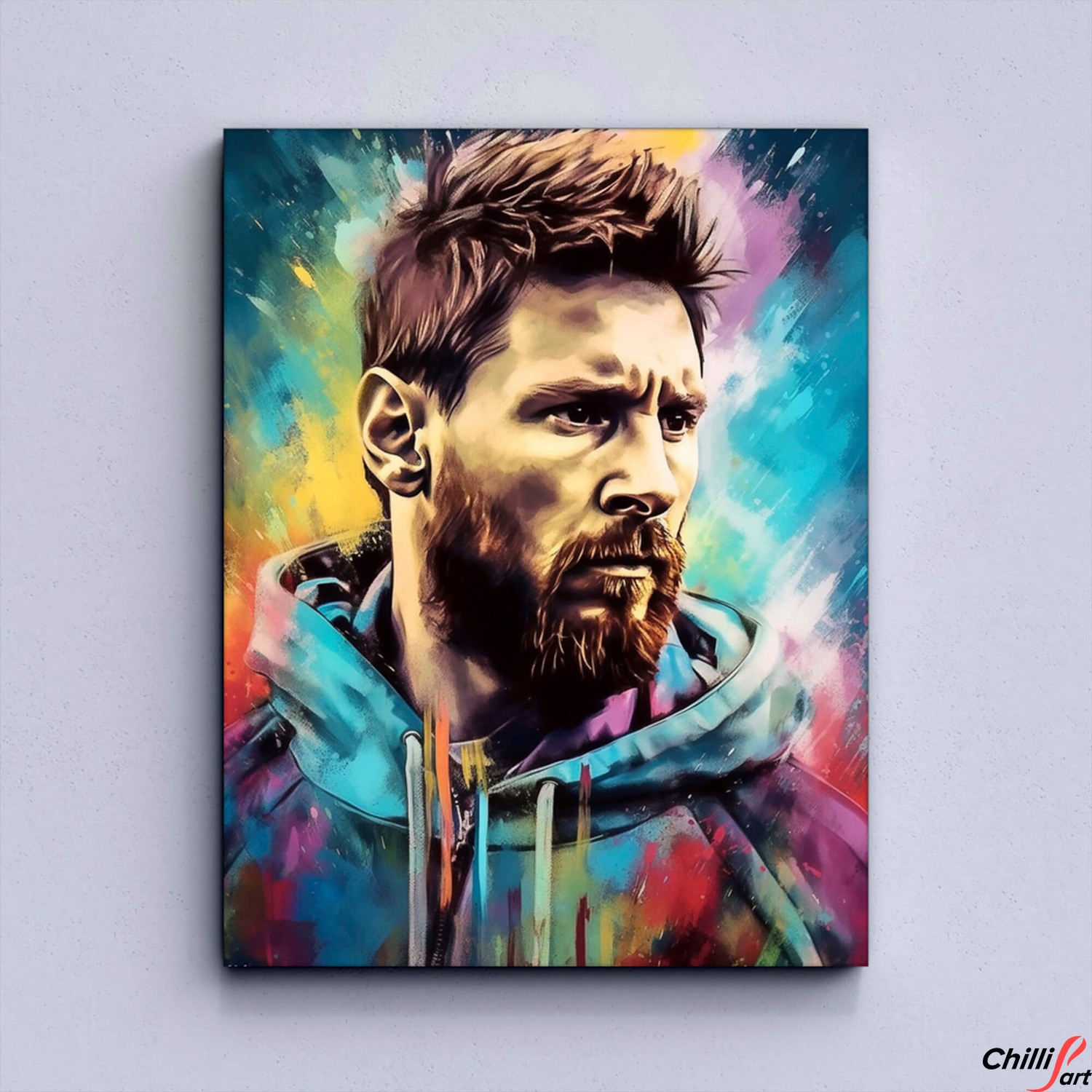 Картина Lionel Messi Graffiti Art №1