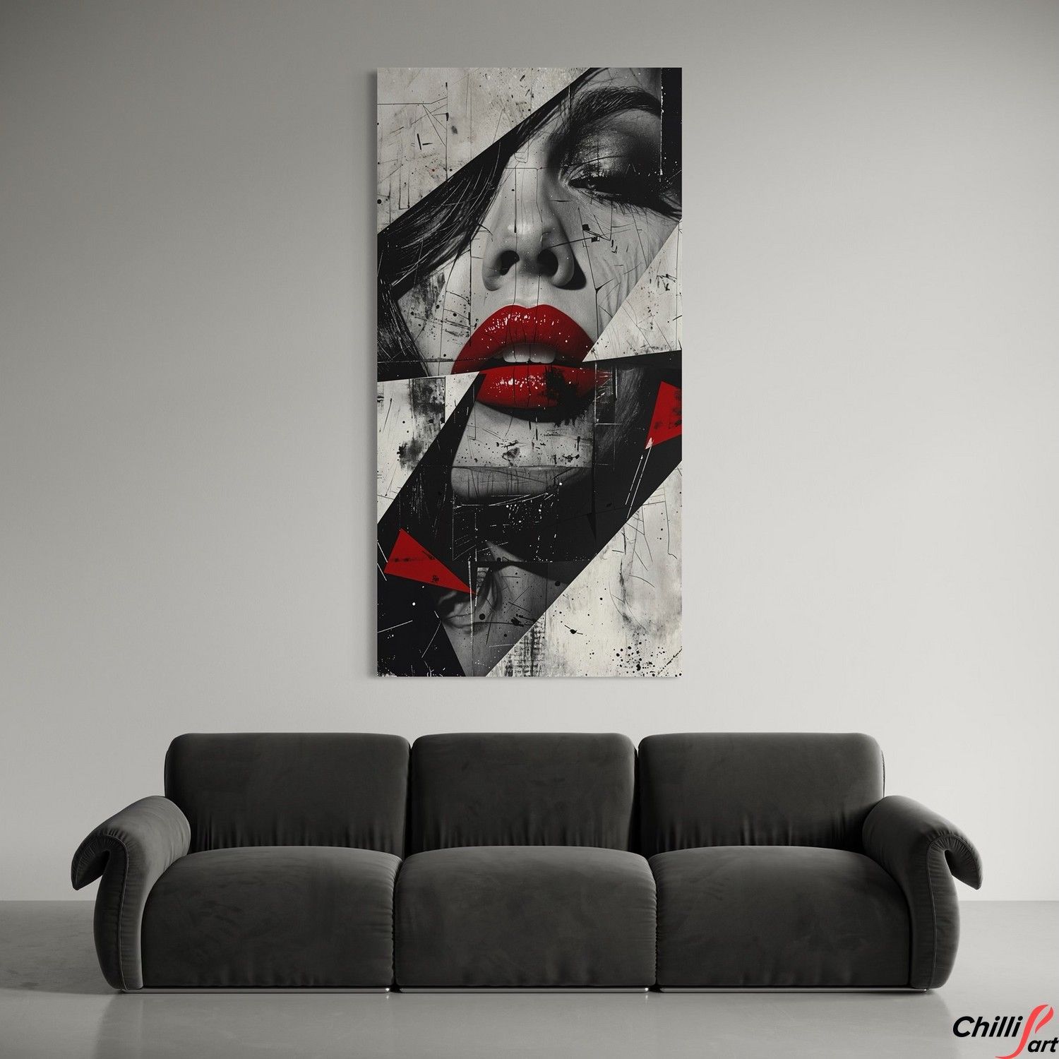 Картина Lips in Pieces