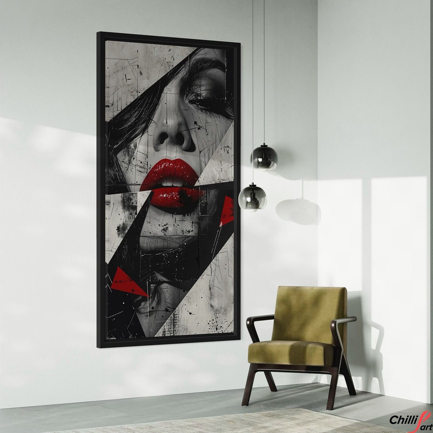 Картина Lips in Pieces