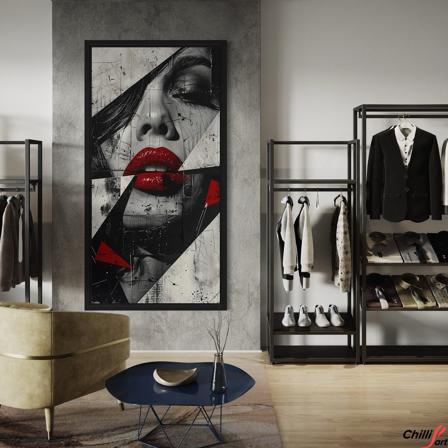 Картина Lips in Pieces
