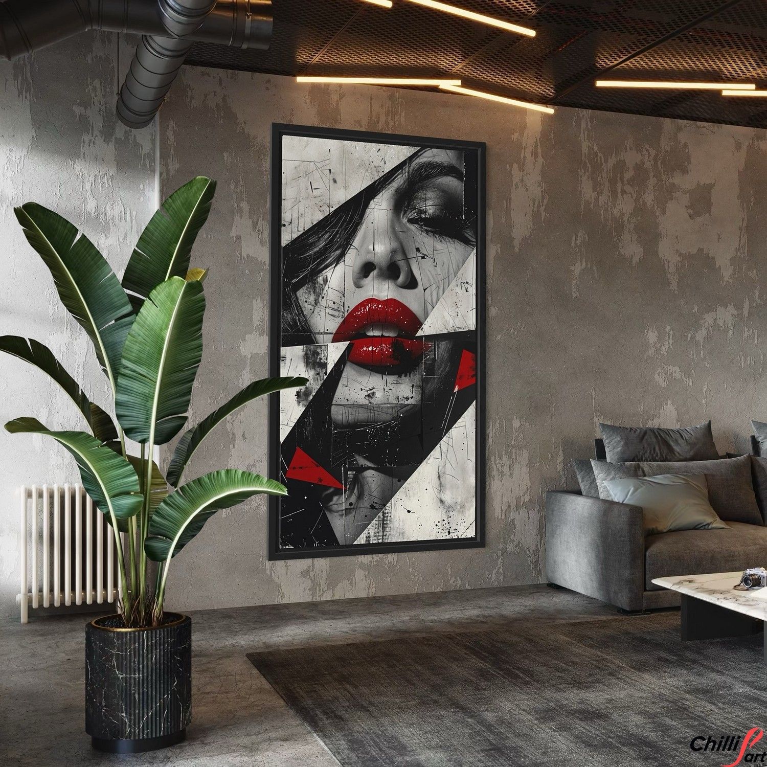 Картина Lips in Pieces