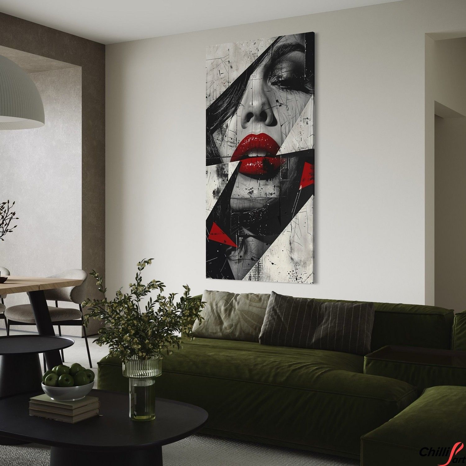 Картина Lips in Pieces