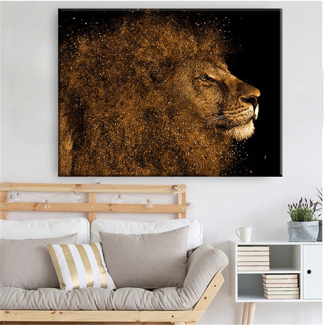 Картина Lion Splash