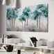 Картина Watercolor Woodland Landscape - 90x180 см - БЕЗ РАМКИ