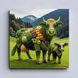 Картина Vegetable Cow - 40х40 см - Без рамки