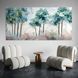 Картина Watercolor Woodland Landscape - 90x180 см - БЕЗ РАМКИ