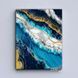 Картина Abstract Golden River Lines