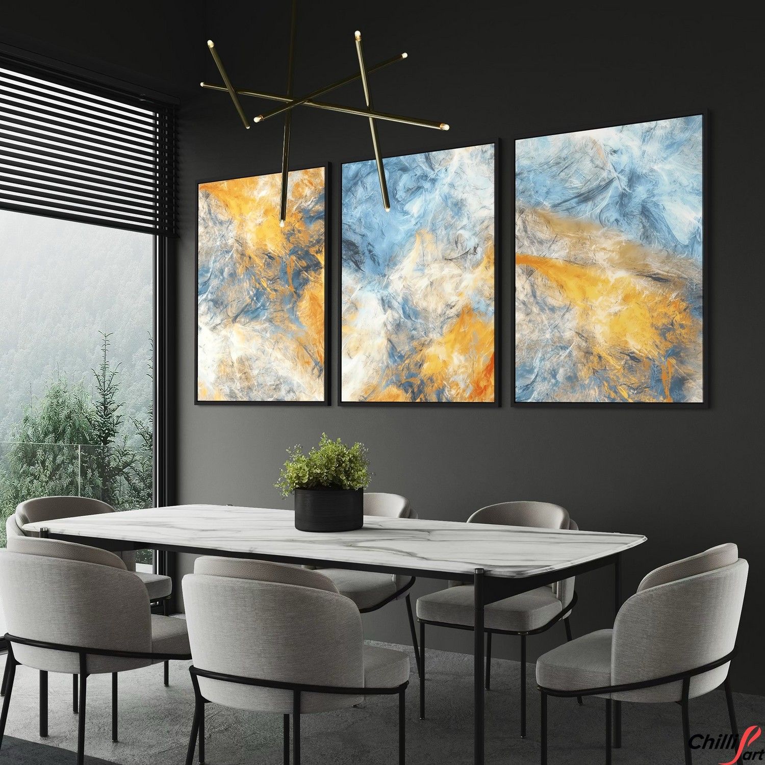 Картина Radiance Triptych