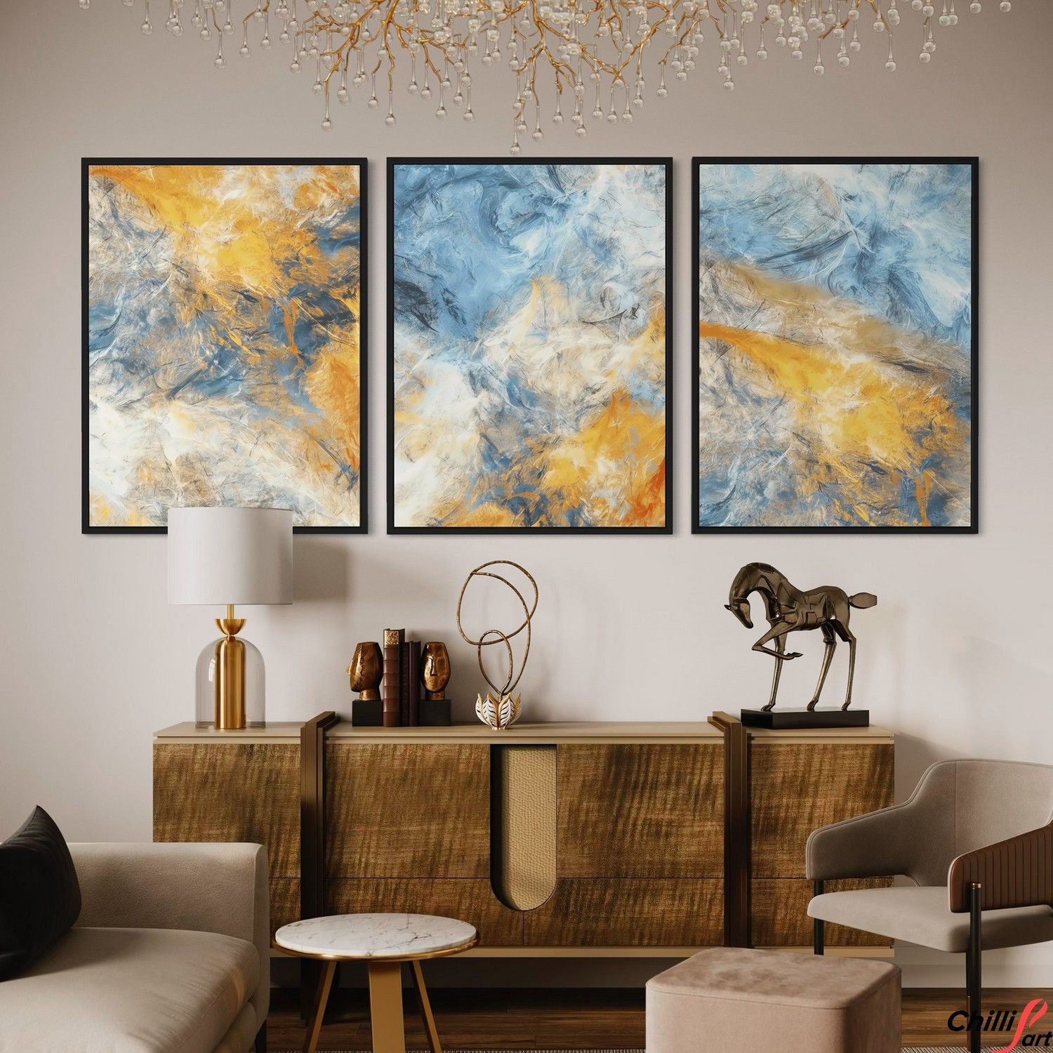 Картина Radiance Triptych