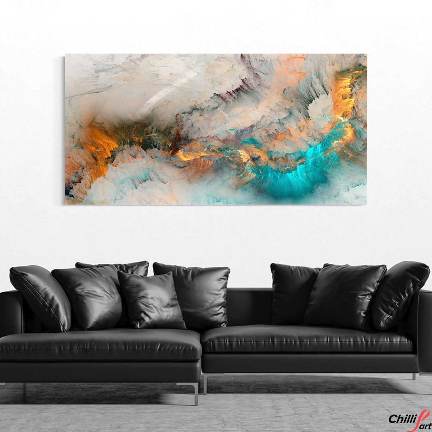 Картина Yellow & Turquoise Cloud